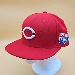 New Era 59FIFTY Cincinnati Reds Wool World Series 1975 Fitted 7 1/4 Hat MLB
